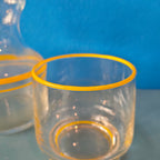 Caraffa da comodino con bicchiere