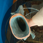 Oggetto decorativo in ceramica "Pesci", 1960s