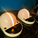 Fontana Arte "Tapira" design G.P.A. Monti, 1974 - Col. Bianco