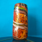 Vaso cilindrico in vetro soffiato