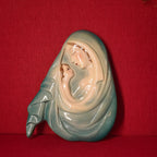 Madonna con bambino in ceramica. Italia, 1940s