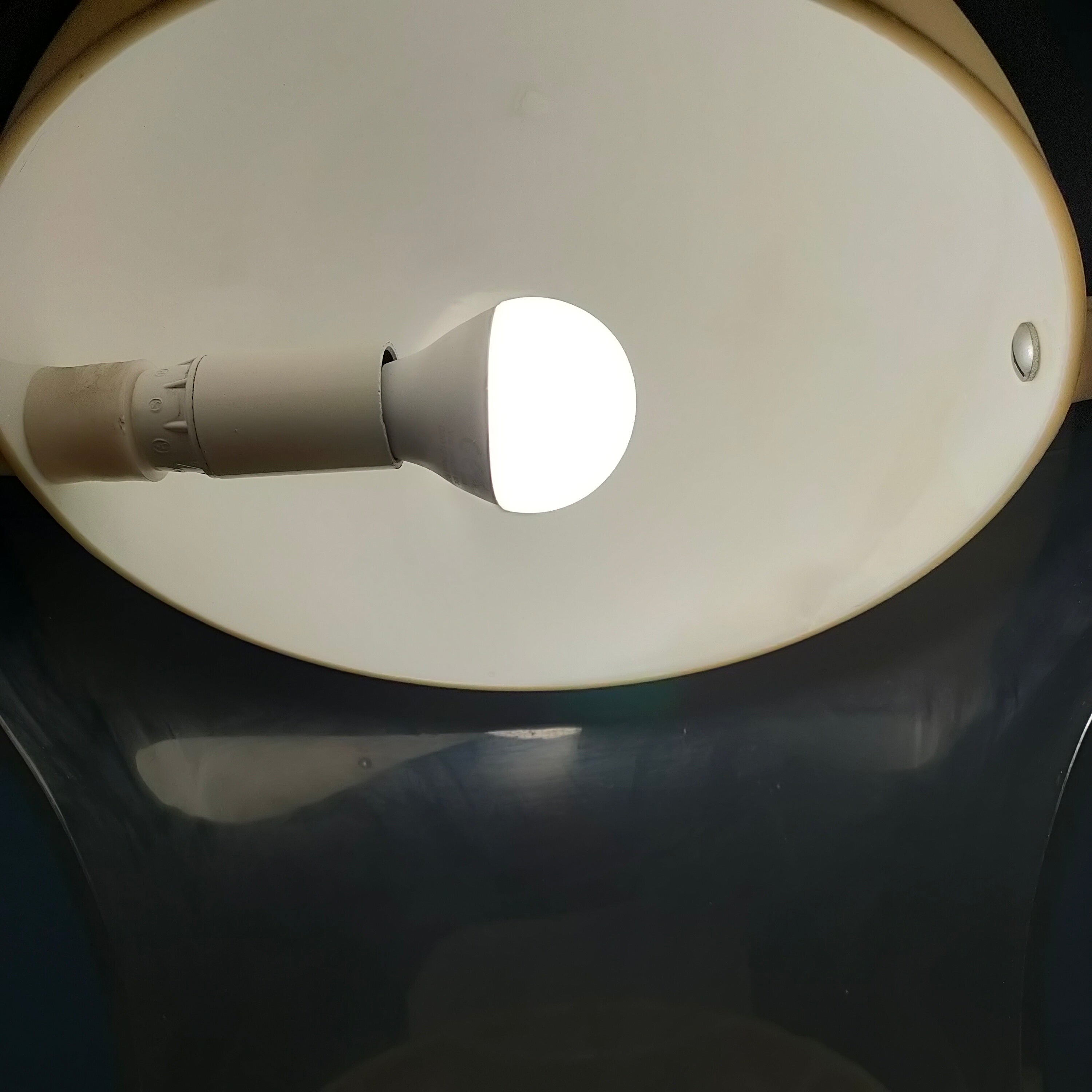 Lampada "Telegono" nera, Vico Magistretti per Artemide, 1966