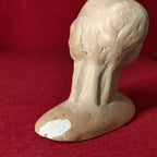 Testina in gesso decorata a mano, 1920s