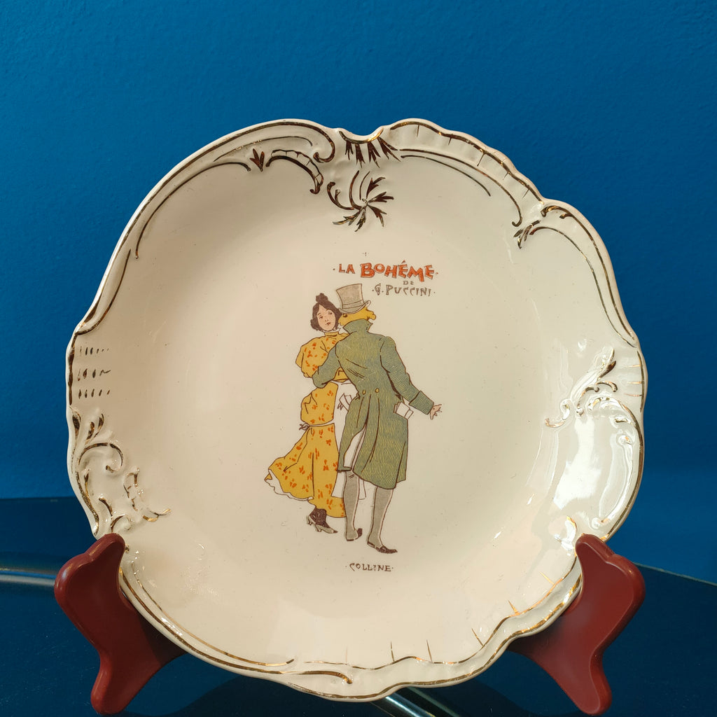 Piatto S.C. Richard, serie Ricordi "La Bohème", 1970s