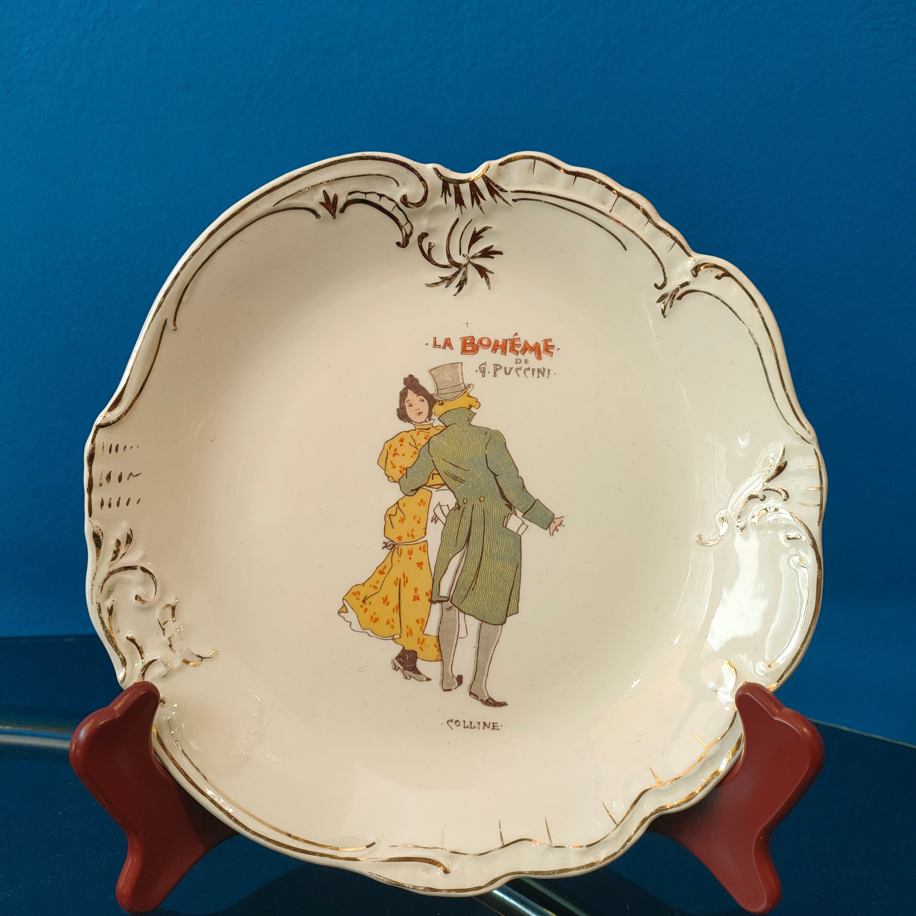 Piatto S.C. Richard, serie Ricordi "La Bohème", 1970s