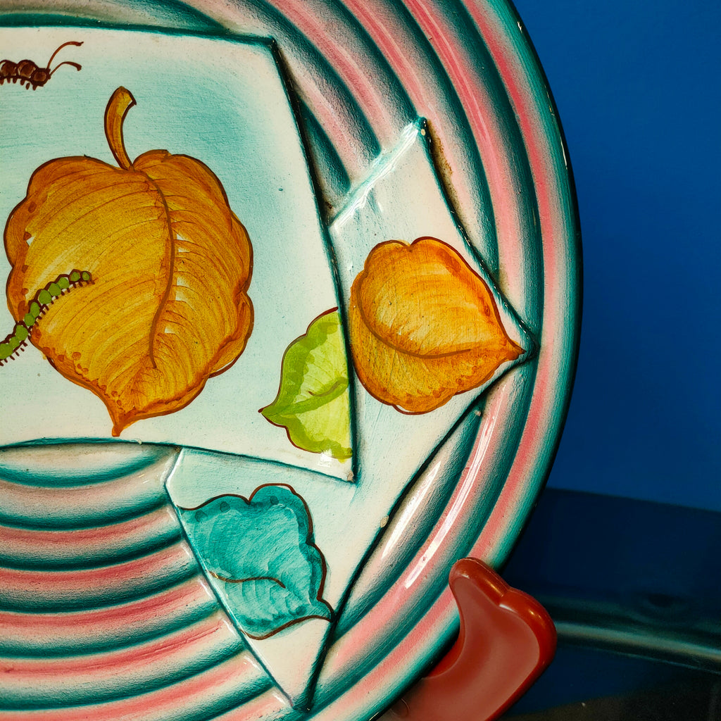 Carraresi e Lucchesi, piatto decorativo - Sesto Fiorentino, 1930s