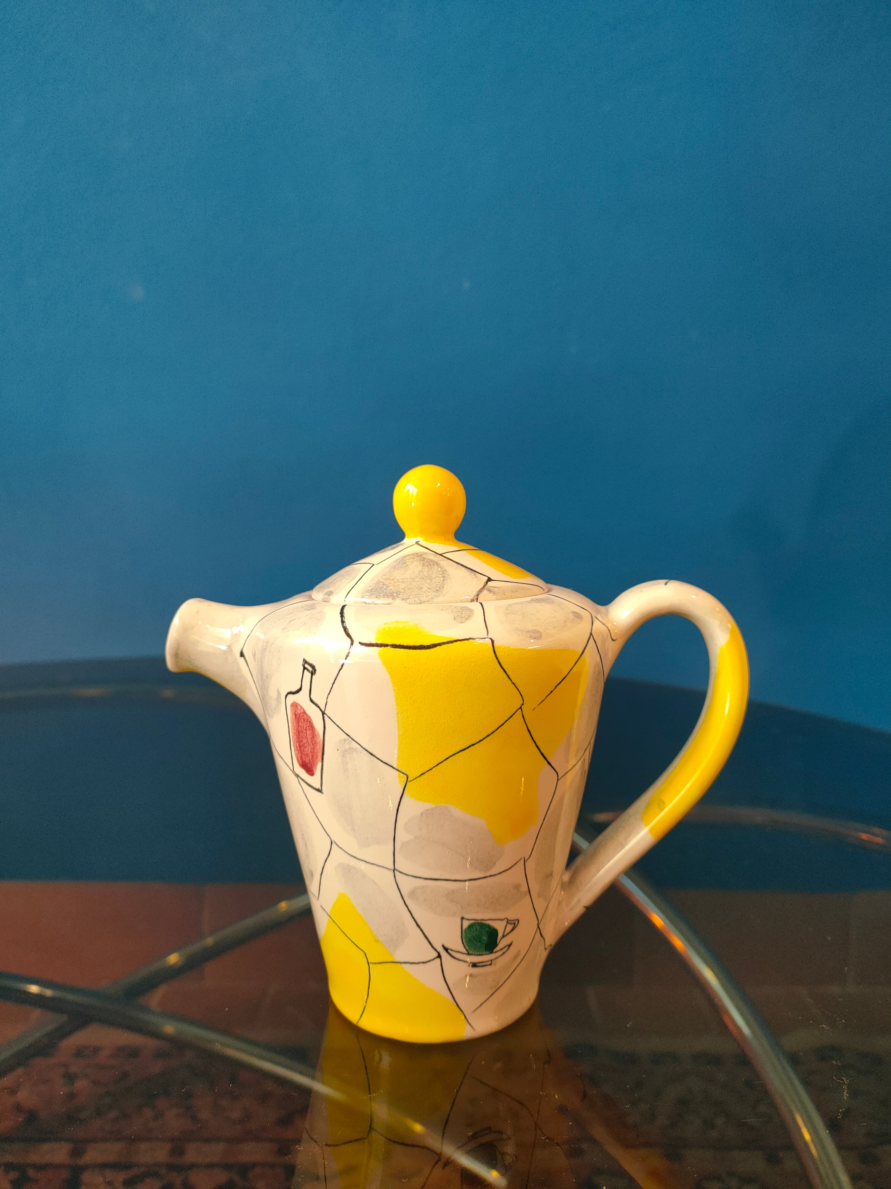 Tazze e accessori di un servizio da tè - Rometti Italy, anni '60