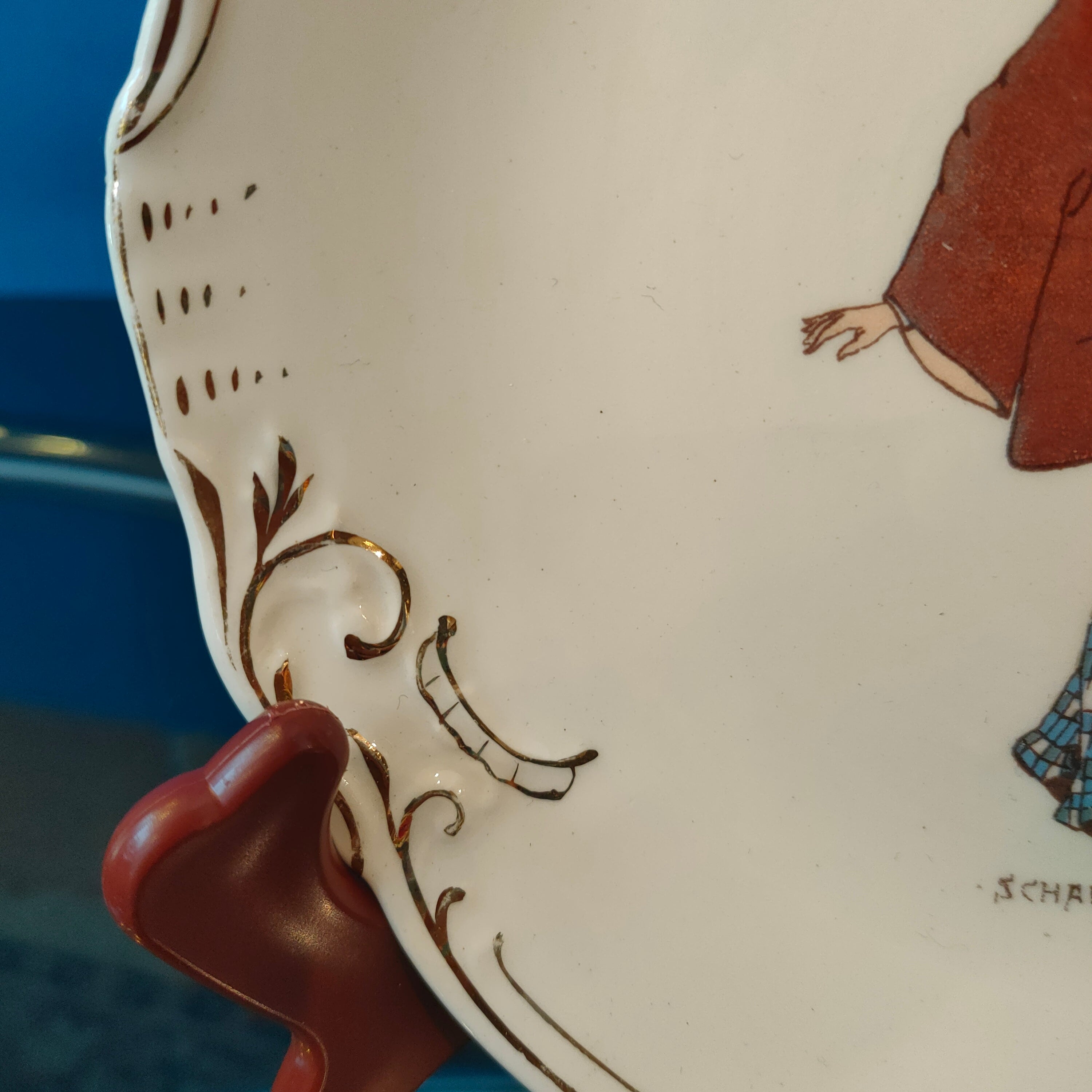 Piatto S.C. Richard, serie Ricordi "La Bohème", 1970s