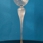 Porta candele candeliere in vetro soffiato