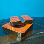 Posacenere per sigari chiusura scorrevole